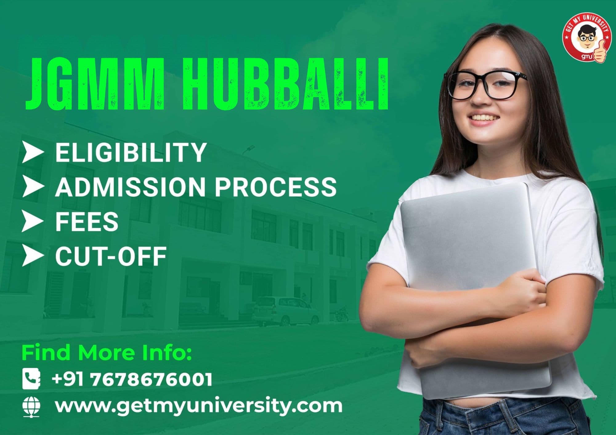 JGMM Hubballi Eligibility, Admission Process, Fees, Cutoff